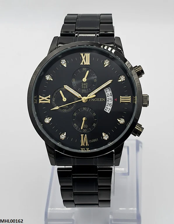 MHL00162 HWR Round Black Digital Men's Watch - MHL