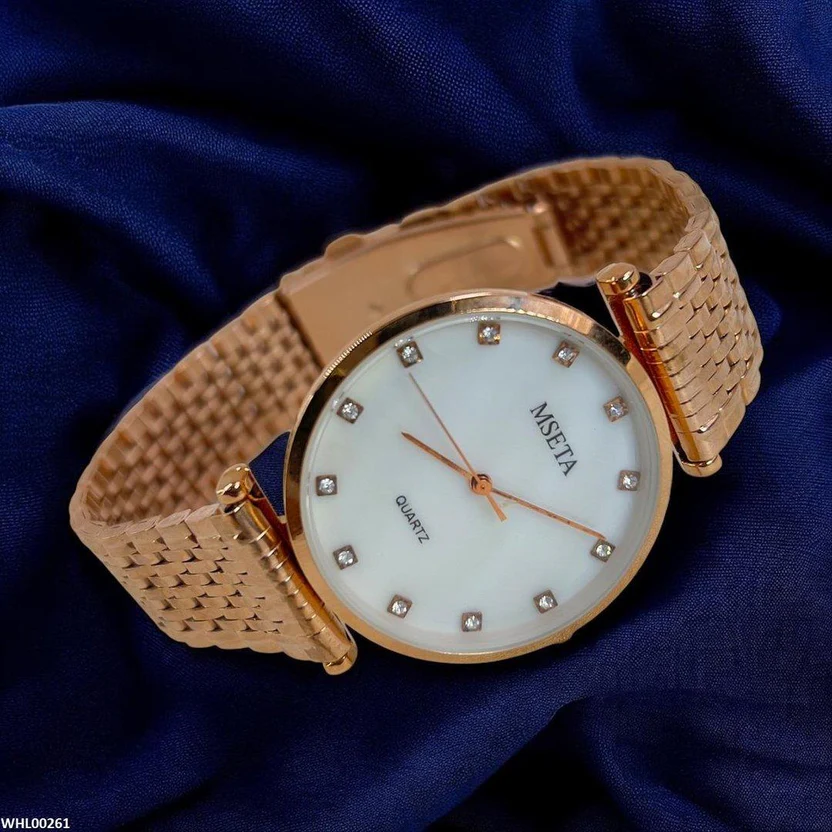 WHL00261 IWA Round Bezel Gold-Tone Watch - WHL - Image 2