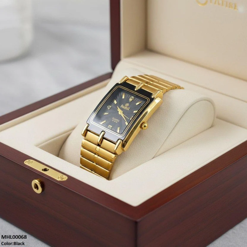 MHL00068 IWA Rectangle Dial Men's Watch - MHL